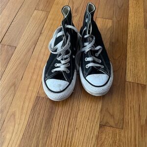 Kids Black High-Top Platform Converse